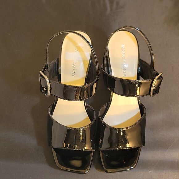 BRAND NEW MARC FISHER WOMEN'S GRADUATE BLOCK HEEL DRESS SANDAL G1 - Picture 3 of 16